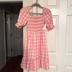 She Loves pink & white gingham print S